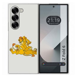 Funda Carcasa Dura para Samsung Galaxy Z Fold 6 5G diseño Leones Dibujos