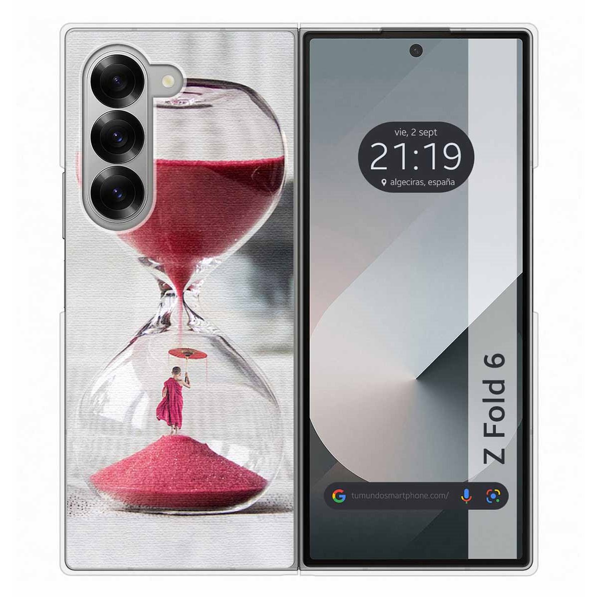 Funda Carcasa Dura para Samsung Galaxy Z Fold 6 5G diseño Reloj Dibujos