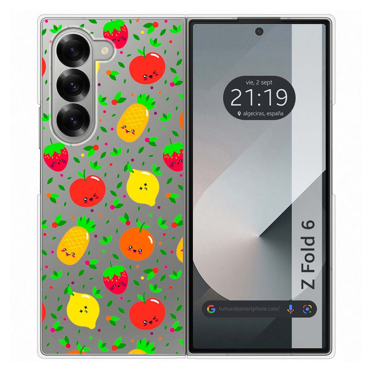 Funda Carcasa Dura para Samsung Galaxy Z Fold 6 5G diseño Frutas 01 Dibujos