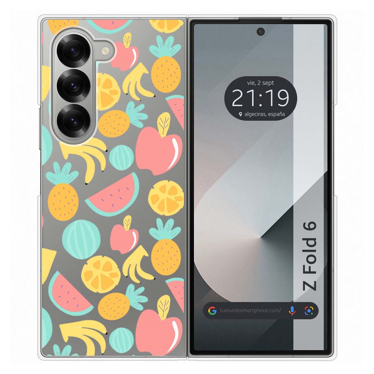 Funda Carcasa Dura para Samsung Galaxy Z Fold 6 5G diseño Frutas 02 Dibujos