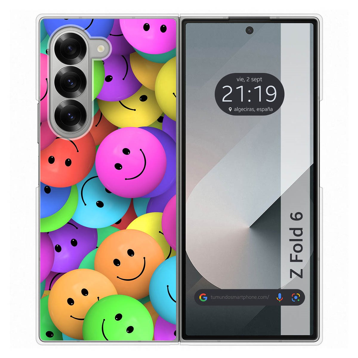 Funda Carcasa Dura para Samsung Galaxy Z Fold 6 5G diseño Smile Dibujos