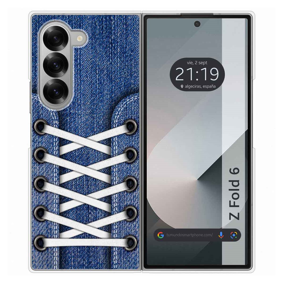 Funda Carcasa Dura para Samsung Galaxy Z Fold 6 5G diseño Zapatillas 01 Dibujos