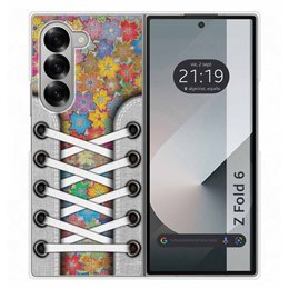 Funda Carcasa Dura para Samsung Galaxy Z Fold 6 5G diseño Zapatillas 05 Dibujos