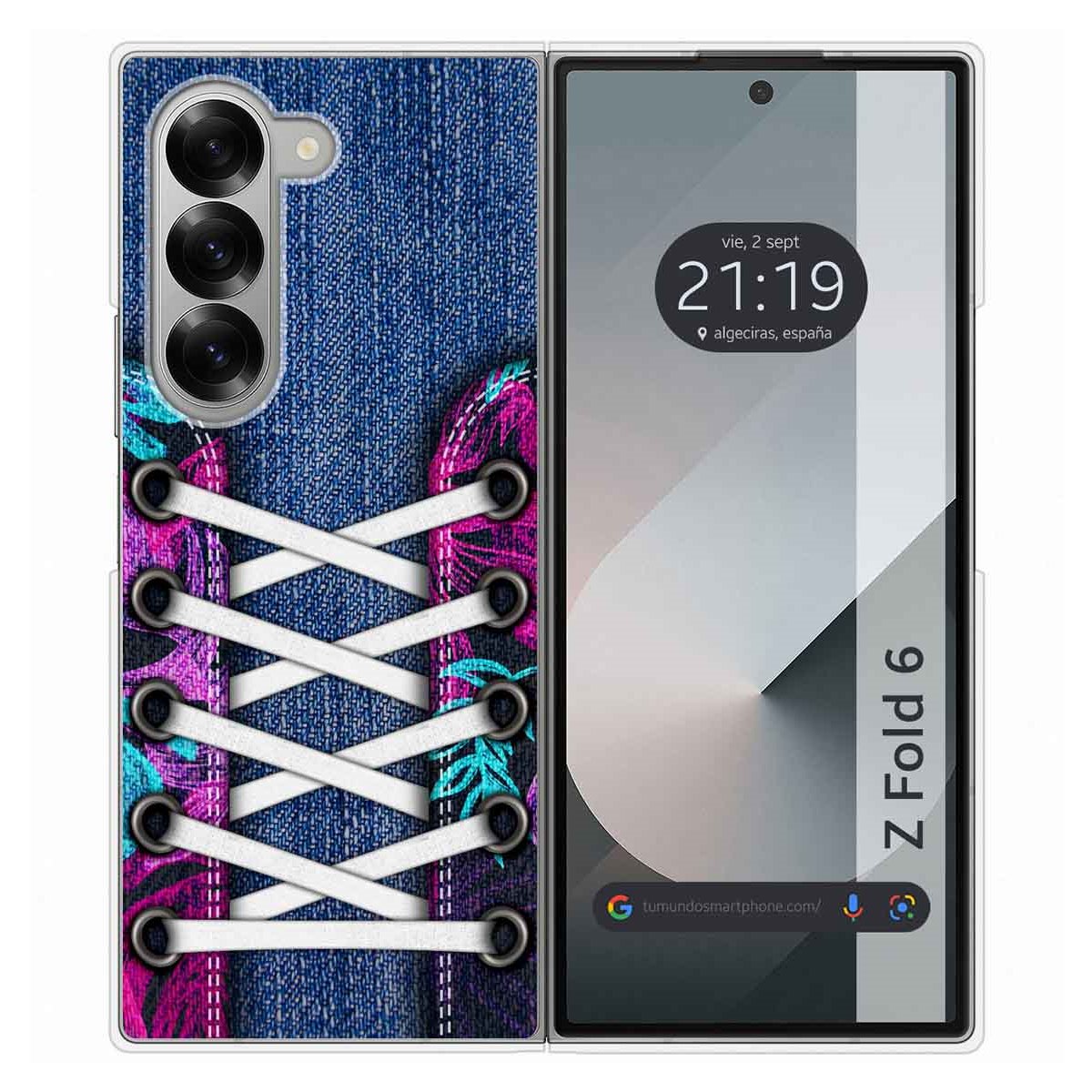 Funda Carcasa Dura para Samsung Galaxy Z Fold 6 5G diseño Zapatillas 06 Dibujos