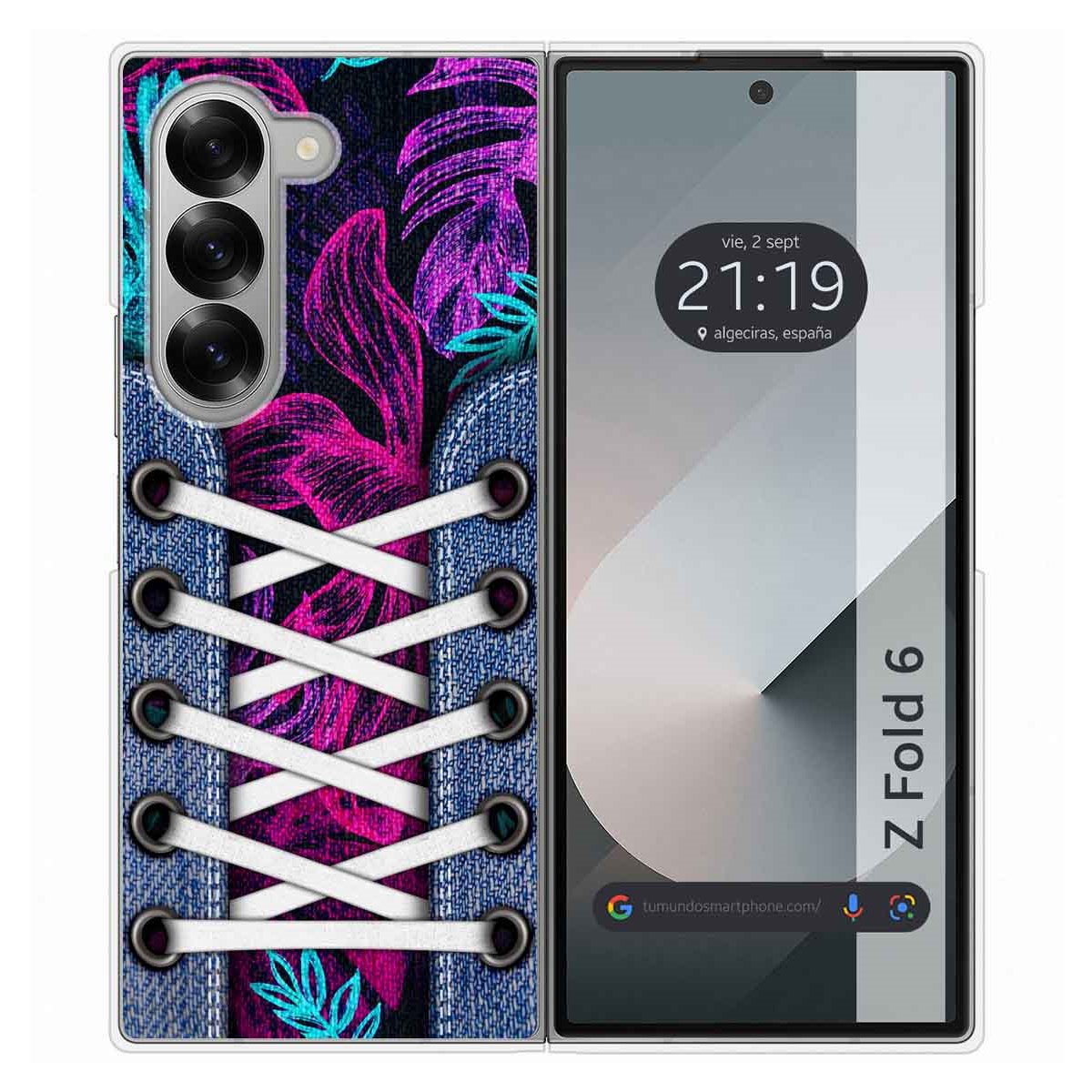 Funda Carcasa Dura para Samsung Galaxy Z Fold 6 5G diseño Zapatillas 07 Dibujos