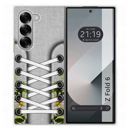 Funda Carcasa Dura para Samsung Galaxy Z Fold 6 5G diseño Zapatillas 08 Dibujos