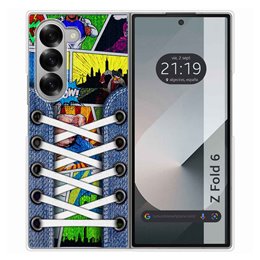 Funda Carcasa Dura para Samsung Galaxy Z Fold 6 5G diseño Zapatillas 14 Dibujos