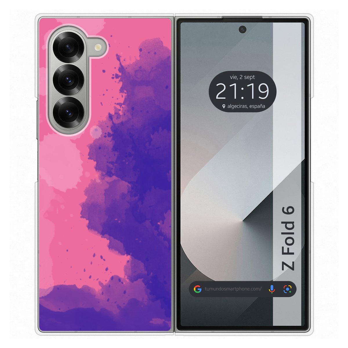 Funda Carcasa Dura para Samsung Galaxy Z Fold 6 5G diseño Acuarela 07 Dibujos