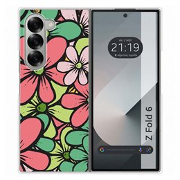 Funda Carcasa Dura para Samsung Galaxy Z Fold 6 5G diseño Flores 02 Dibujos