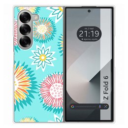 Funda Carcasa Dura para Samsung Galaxy Z Fold 6 5G diseño Flores 05 Dibujos