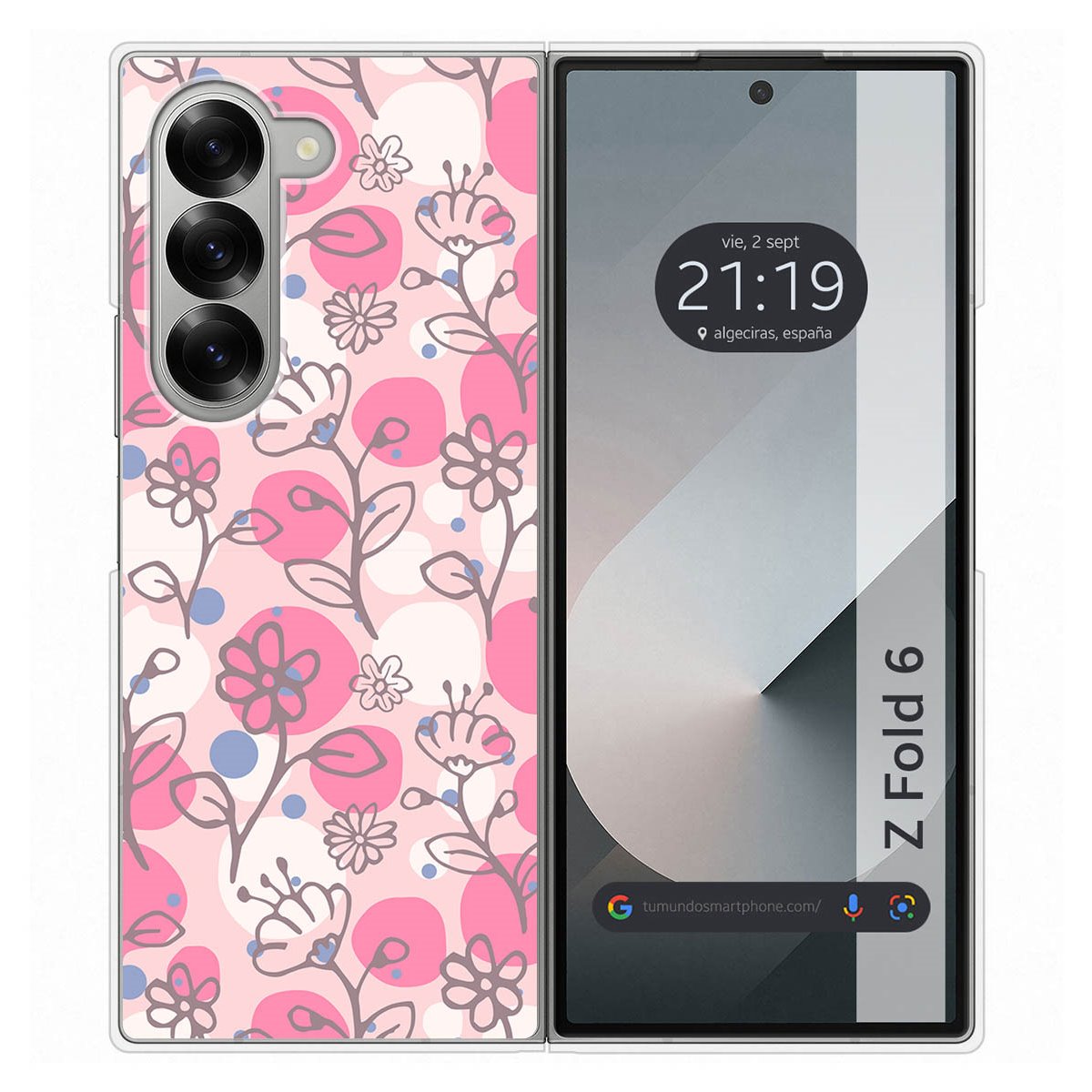 Funda Carcasa Dura para Samsung Galaxy Z Fold 6 5G diseño Flores 07 Dibujos