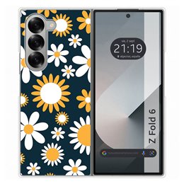 Funda Carcasa Dura para Samsung Galaxy Z Fold 6 5G diseño Flores 08 Dibujos