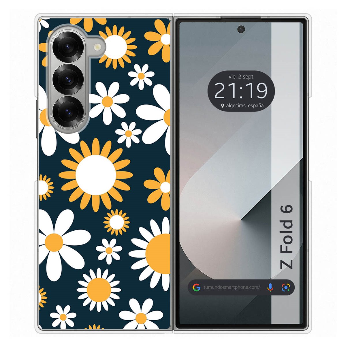 Funda Carcasa Dura para Samsung Galaxy Z Fold 6 5G diseño Flores 08 Dibujos