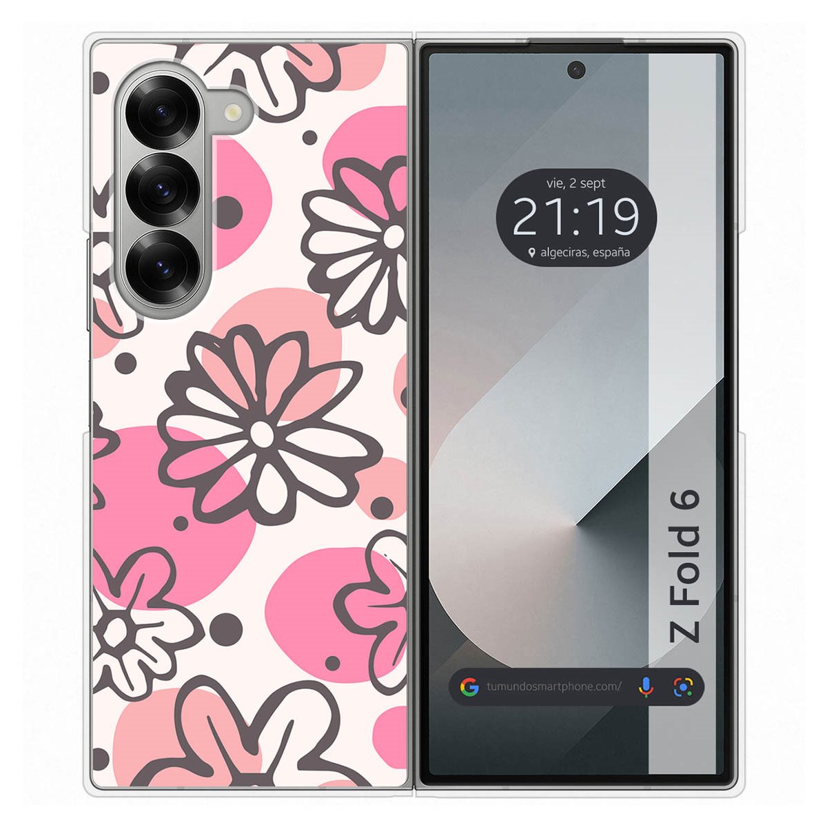 Funda Carcasa Dura para Samsung Galaxy Z Fold 6 5G diseño Flores 09 Dibujos