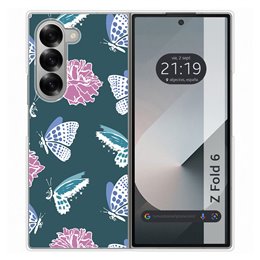 Funda Carcasa Dura para Samsung Galaxy Z Fold 6 5G diseño Flores 10 Dibujos