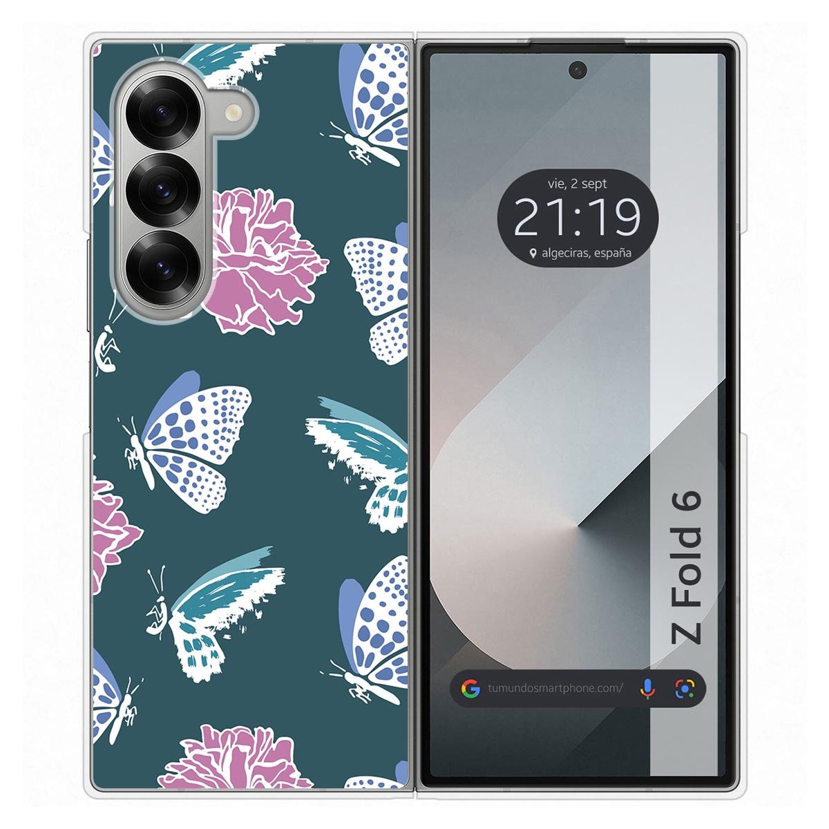 Funda Carcasa Dura para Samsung Galaxy Z Fold 6 5G diseño Flores 10 Dibujos