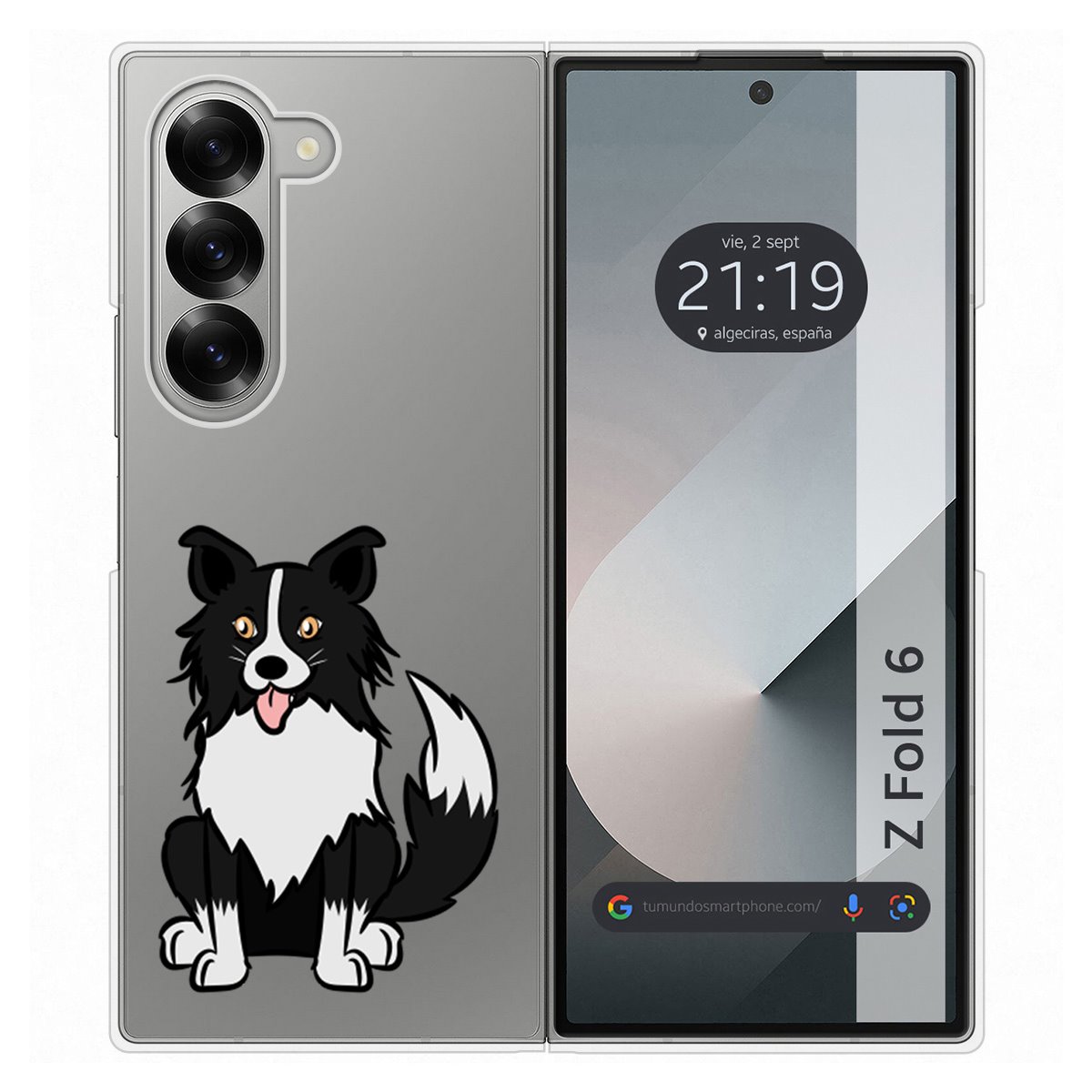 Funda Carcasa Dura para Samsung Galaxy Z Fold 6 5G diseño Perros 01 Dibujos