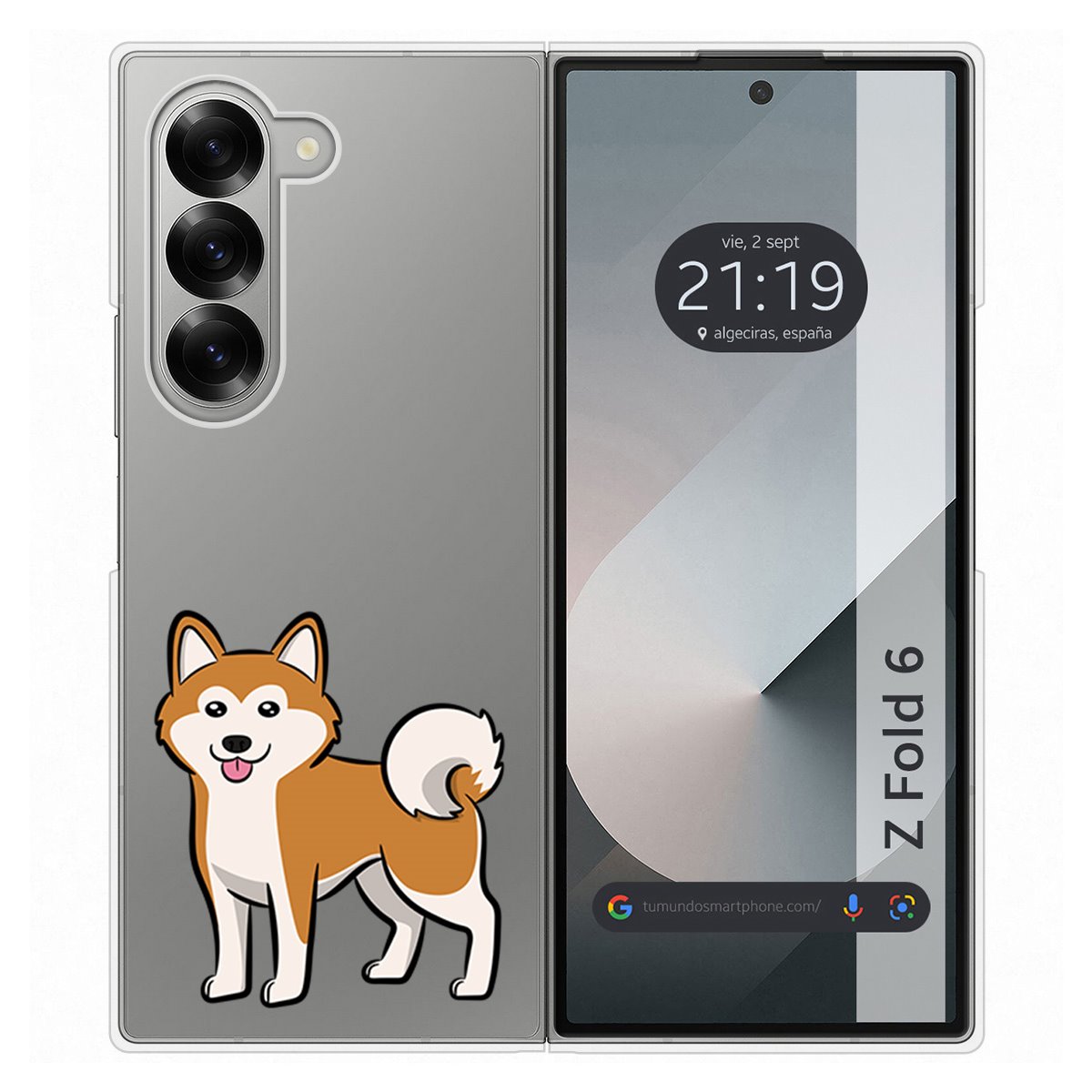 Funda Carcasa Dura para Samsung Galaxy Z Fold 6 5G diseño Perros 02 Dibujos