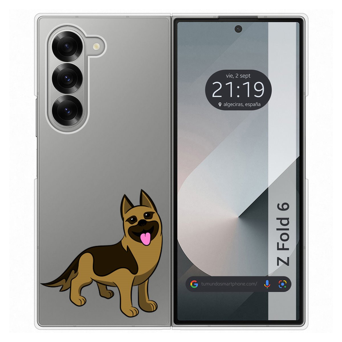 Funda Carcasa Dura para Samsung Galaxy Z Fold 6 5G diseño Perros 03 Dibujos