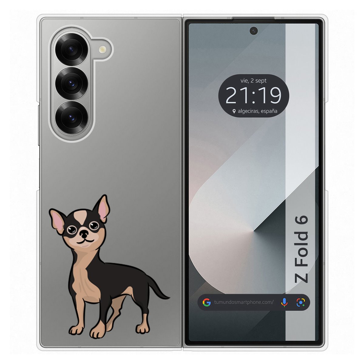 Funda Carcasa Dura para Samsung Galaxy Z Fold 6 5G diseño Perros 05 Dibujos