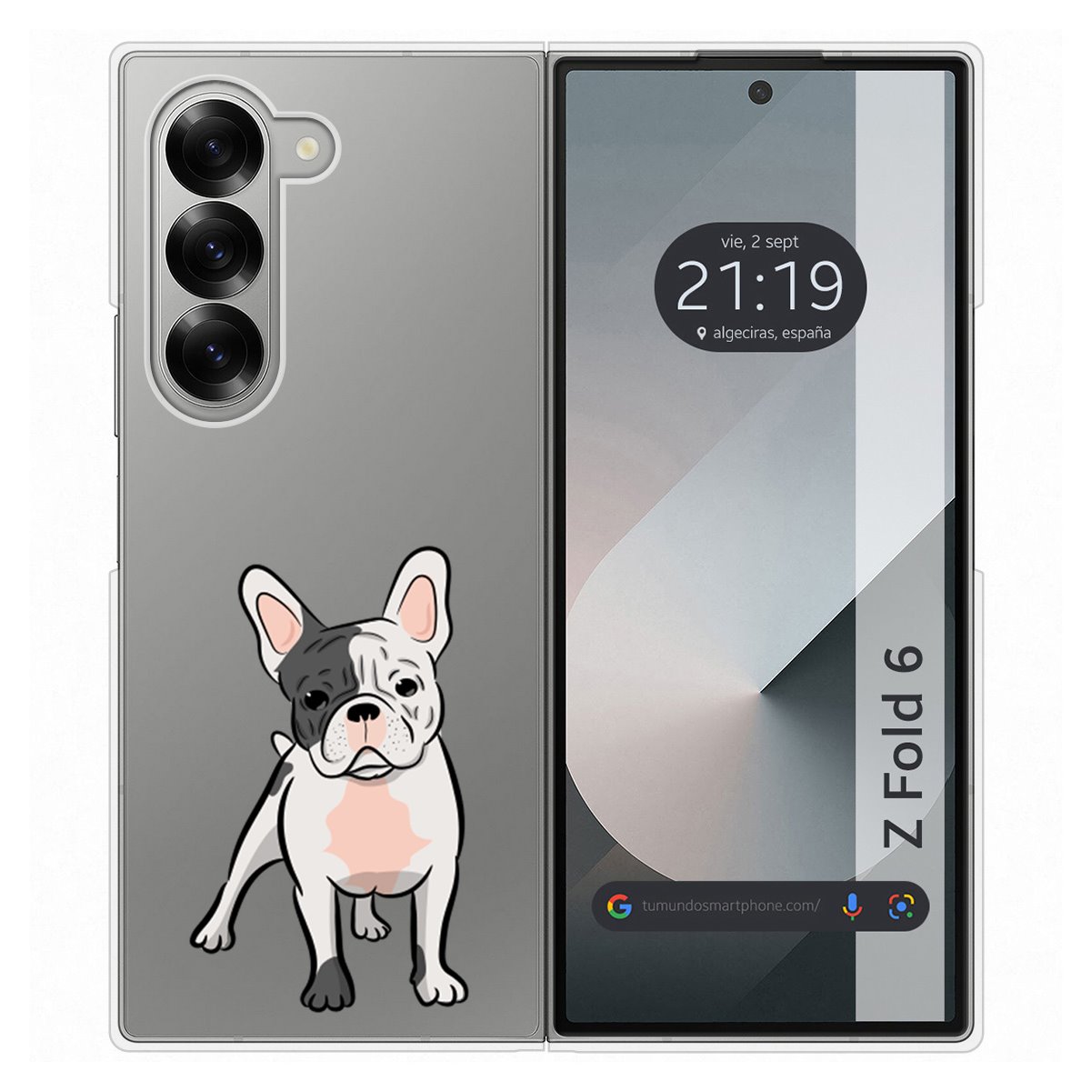 Funda Carcasa Dura para Samsung Galaxy Z Fold 6 5G diseño Perros 06 Dibujos