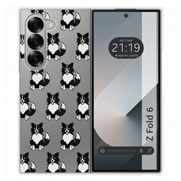 Funda Carcasa Dura para Samsung Galaxy Z Fold 6 5G diseño Perros 07 Dibujos