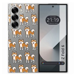 Funda Carcasa Dura para Samsung Galaxy Z Fold 6 5G diseño Perros 08 Dibujos