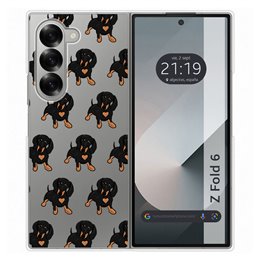 Funda Carcasa Dura para Samsung Galaxy Z Fold 6 5G diseño Perros 10 Dibujos