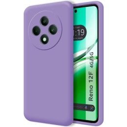 Funda Silicona Líquida Ultra Suave para Oppo Reno 12F 4G / 12 F 5G color Morada