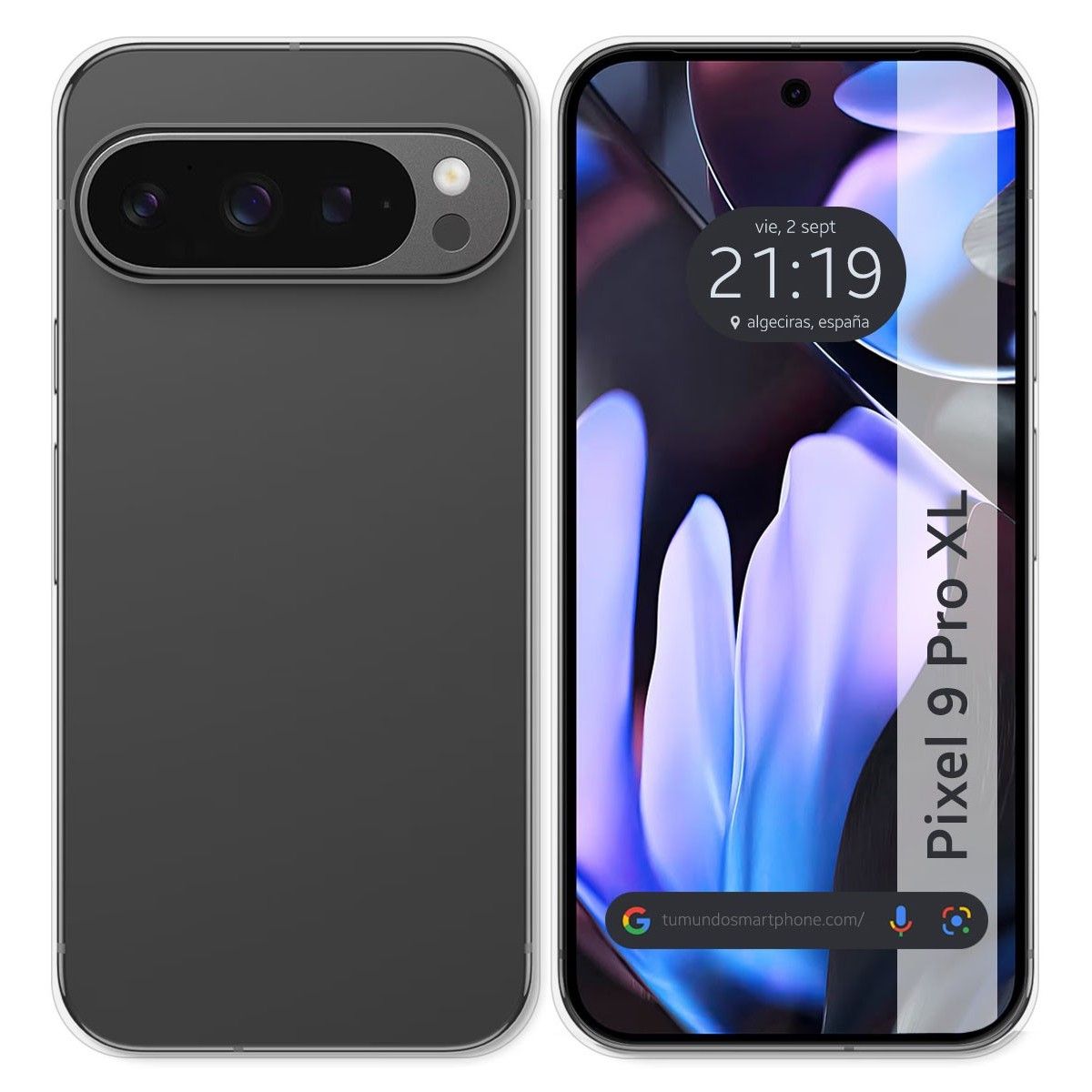 Funda Silicona Gel TPU Transparente para Google Pixel 9 Pro XL 5G