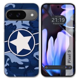 Funda Silicona para Google Pixel 9 5G diseño Camuflaje 03 Dibujos