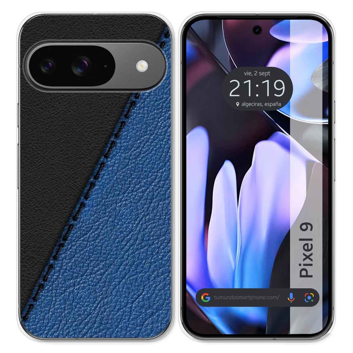 Funda Silicona para Google Pixel 9 5G diseño Cuero 02 Dibujos