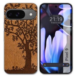 Funda Silicona para Google Pixel 9 5G diseño Cuero 03 Dibujos