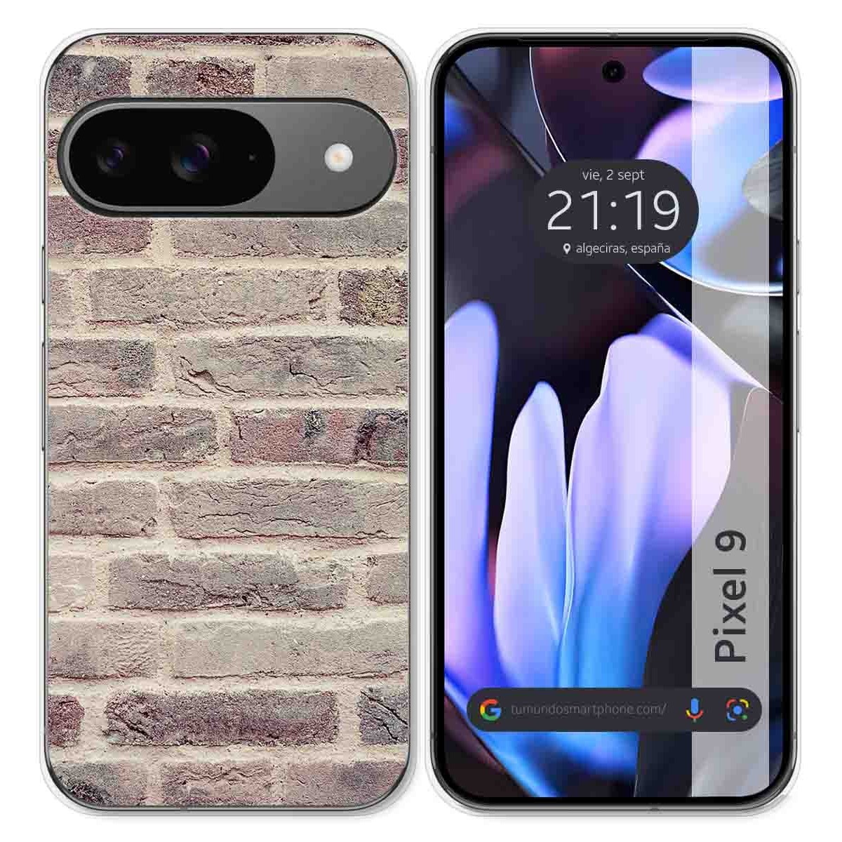 Funda Silicona para Google Pixel 9 5G diseño Ladrillo 01 Dibujos