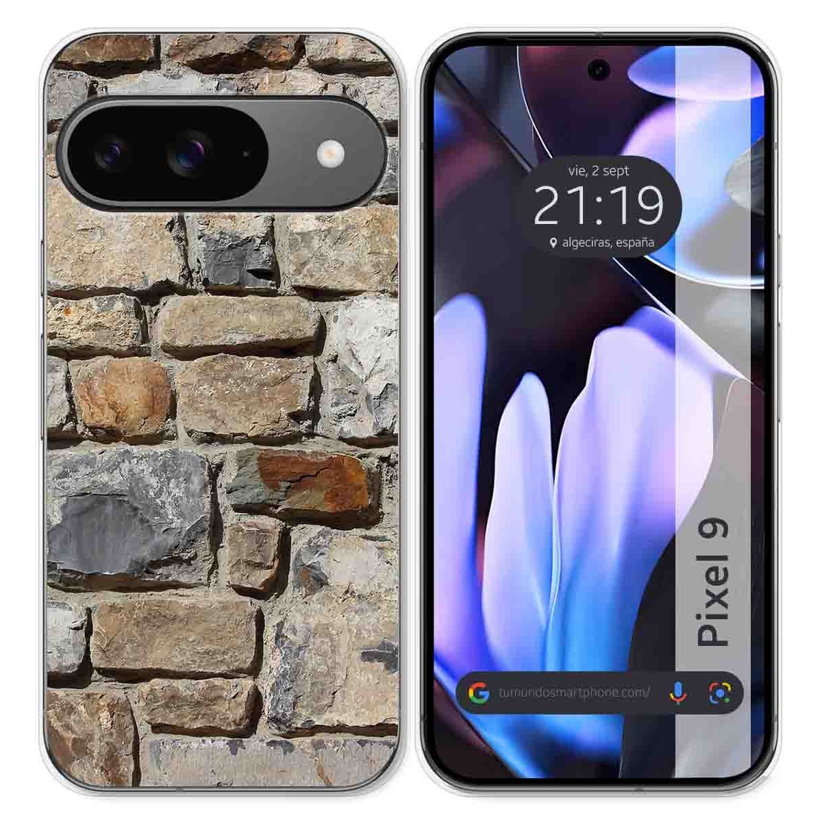 Funda Silicona para Google Pixel 9 5G diseño Ladrillo 03 Dibujos