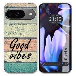 Funda Silicona para Google Pixel 9 5G diseño Madera 01 Dibujos