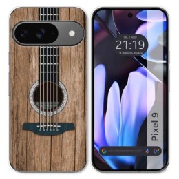 Funda Silicona para Google Pixel 9 5G diseño Madera 11 Dibujos