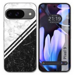 Funda Silicona para Google Pixel 9 5G diseño Mármol 01 Dibujos