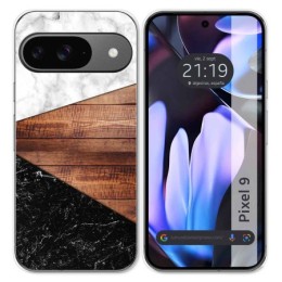 Funda Silicona para Google Pixel 9 5G diseño Mármol 11 Dibujos