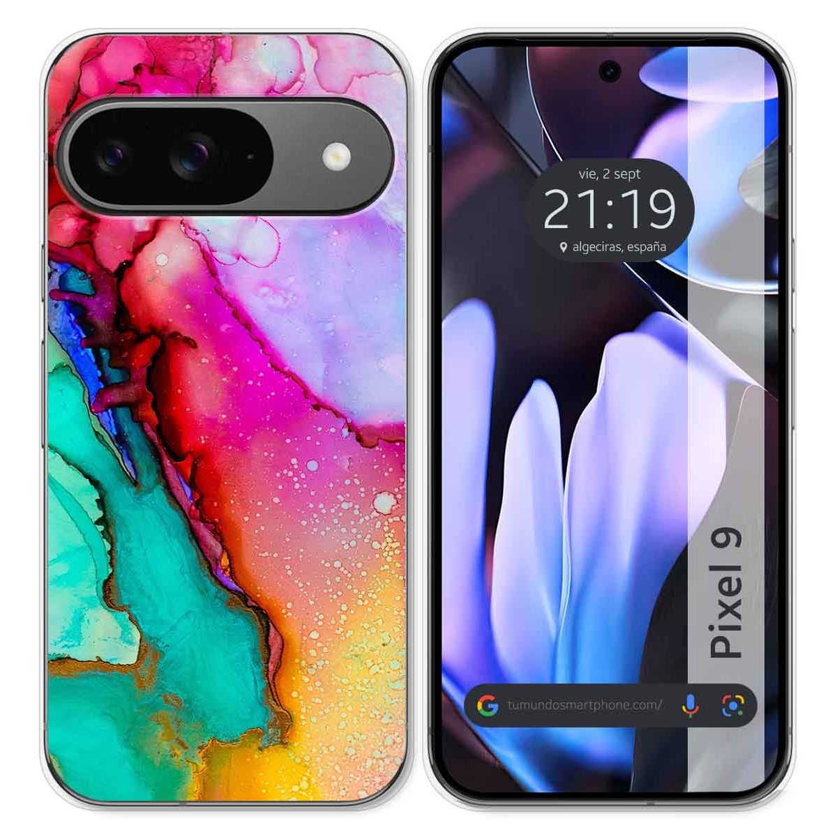 Funda Silicona para Google Pixel 9 5G diseño Mármol 15 Dibujos