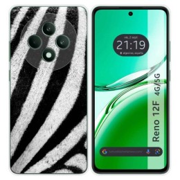 Funda Silicona para Oppo Reno 12F 4G / 12 F 5G diseño Animal 02 Dibujos