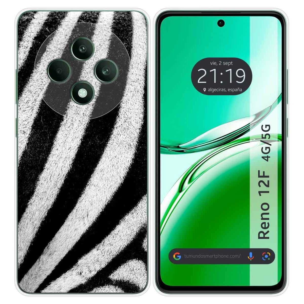 Funda Silicona para Oppo Reno 12F 4G / 12 F 5G diseño Animal 02 Dibujos