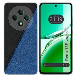 Funda Silicona para Oppo Reno 12F 4G / 12 F 5G diseño Cuero 02 Dibujos