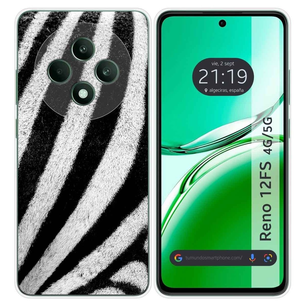 Funda Silicona para Oppo Reno 12FS 4G / 12 FS 5G diseño Animal 02 Dibujos