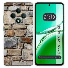 Funda Silicona para Oppo Reno 12FS 4G / 12 FS 5G diseño Ladrillo 03 Dibujos