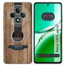 Funda Silicona para Oppo Reno 12FS 4G / 12 FS 5G diseño Madera 11 Dibujos