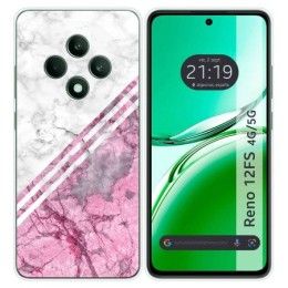 Funda Silicona para Oppo Reno 12FS 4G / 12 FS 5G diseño Mármol 03 Dibujos