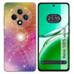 Funda Silicona para Oppo Reno 12FS 4G / 12 FS 5G diseño Abstracto Dibujos