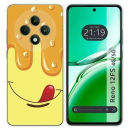 Funda Silicona para Oppo Reno 12FS 4G / 12 FS 5G diseño Helado Vainilla Dibujos