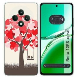 Funda Silicona para Oppo Reno 12FS 4G / 12 FS 5G diseño Pajaritos Dibujos